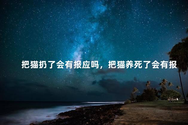 把猫扔了会有报应吗，把猫养死了会有报应吗