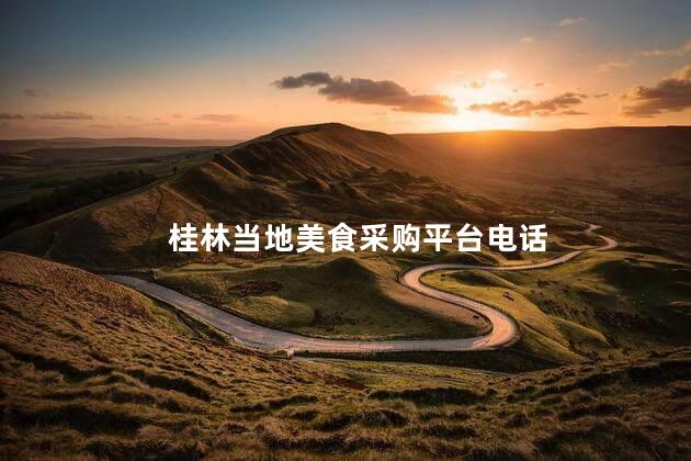 桂林当地美食采购平台电话