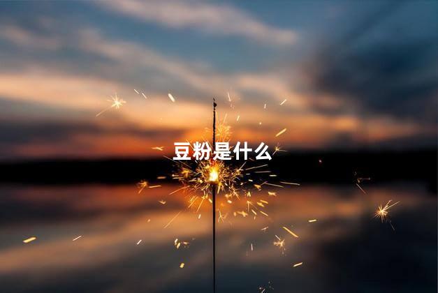 豆粉是什么